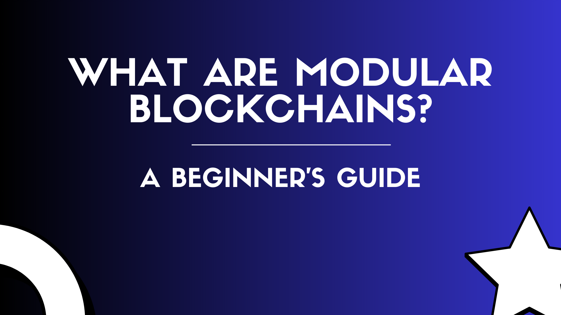 Modular Blockchains